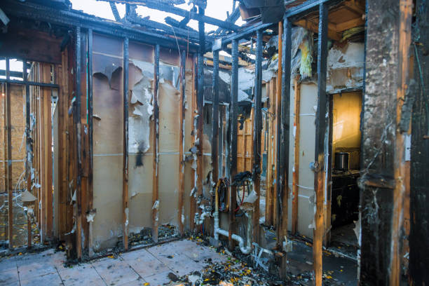 Professional Fire Damage Assessment technician working in Prior Lake, MN